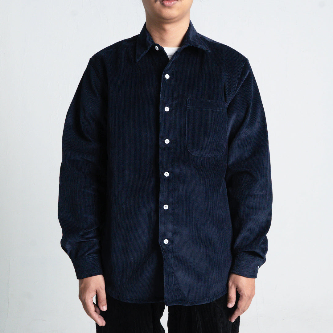 Corduroy Shirt Navy